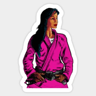 jiu jitsu girl Sticker